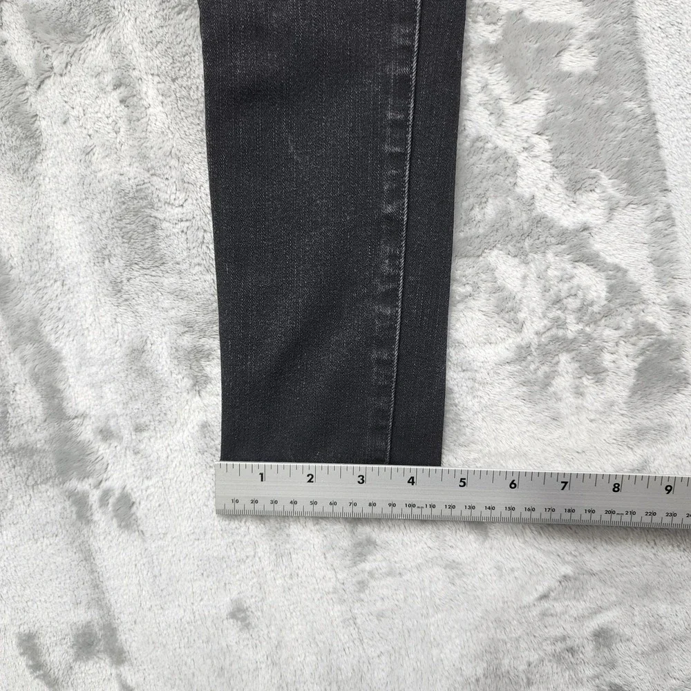 American Eagle Jeans Womens 6 Black Super High Rise Jegging Stretch Denim Preppy
